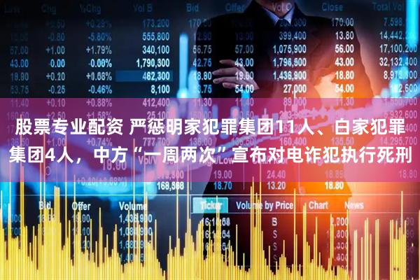 股票专业配资 严惩明家犯罪集团11人、白家犯罪集团4人，中方“一周两次”宣布对电诈犯执行死刑